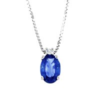 Collar Roman Gioielli Mujer FAVOLA in Oro blanco Zaffiro COLL.ZAG-J-3